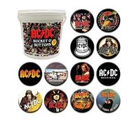AC/DC - Seau de 144 Badges 3.2cm