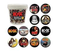 AC/DC - Seau de 144 Badges 3.2cm