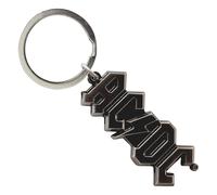 AC/DC Silver Voltage Band Logo 3D keyring Keychain AC/DC Silver One Size