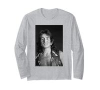 AC/DC Singer Bon Scott by Martyn Goddard Long Sleeve T-Shirt