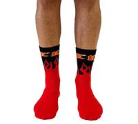 AC DC Socks, ACDC Original AC/DC Adult Socks, Official Product, Black and Red (41-43)