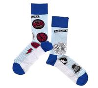 AC/DC Socks Icons Band Logo Official Mens Blue (UK Size 7-11) One Size