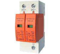 AC DC SPD 2P 3P 4P 20KA 40KA 275V 385V 500V 600V 1000V House Lightning Surge Protector Protective Low Voltage Arrester Device (2P 20KA 600VDC)