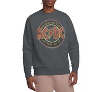 ACDC AC DC Est. 73 Crew Sweatshirt Charcoal L Grey