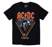 AC/DC T Shirt Angus Triangle PWR UP EU Tour 24 Official Licensed Mens Black