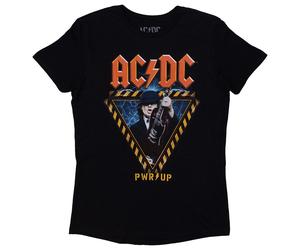 AC/DC T Shirt Angus Triangle PWR UP EU Tour 24 Official Licensed Womens