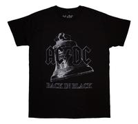 AC/DC T-Shirt Back In Black Bell Rock ACDC Band Official New