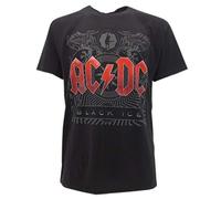 AC/DC T-Shirt Black Ice Original Rock Group Official Product Album Black Black XX-Large