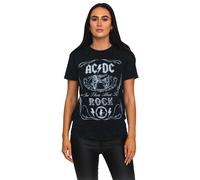 Cannon Swing Dip Dye T Shirt AC/DC Black M