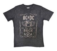 Cannon Swing Dip Dye T Shirt AC/DC Black L