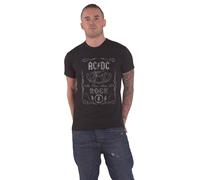 ACDC Men's AC/DC Cannon Swig T-Shirt, Black (Black Black), Medium
