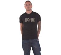 AC/DC T Shirt Hi-Build Voltage Band Logo new Official Unisex Black
