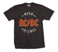 AC/DC T-Shirt High Voltage ACDC Band Official Black New