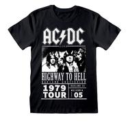 AC/DC T-Shirt Highway To Hell 1979 Tour Black Size L
