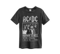 AC/DC T Shirt Highway To Hell Poster Official Unisex Amplified Vintage Charcoal