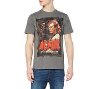 ACDC Men's AC/DC Donington Set T-Shirt, Grey (Grey Grey), Small
