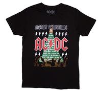 AC/DC T-Shirt: Merry Christmas OFFICIAL NEW