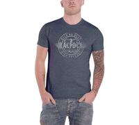 AC/DC T Shirt Rock or Bust Logo new Official Unisex Heather Grey XL