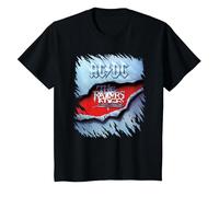 AC/DC The Razor's Edge Album Cover T-Shirt, Youth, Black, Medium