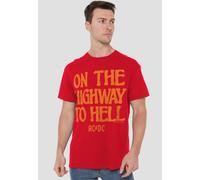 AC/DC The We Salute You Unisex Adult T-Shirt, Red | Size: Small AC/DC Red S
