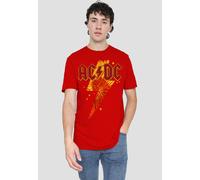 AC/DC Tie Dye BoltT Shirt, Red | Size: Small AC/DC Red S