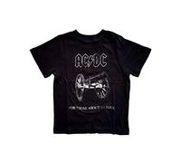 AC/DC Toddler T Shirt About to Rock Band Logo Official Black 12 Months to 5 yrs 3 ans