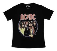 Ladies Ac/Dc Highway To Hell Circle Official Tee T-Shirt Womens