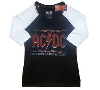 AC/DC - tshirt - Ladies - X-Large - Three Quarter Raglan Sleeves - X500z