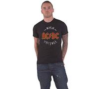 ACDC Logo High Voltage T-Shirt, Black, Large