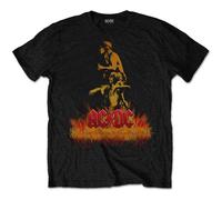 AC/DC ACDC Men's's Bonfire T-Shirt, Black, Medium (Size:Medium)