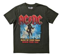 Blow Up Your Video T Shirt AC/DC Green M