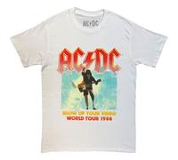 AC/DC Blow Up Your Video T-Shirt in White | Size: 2XL AC/DC White 2XL