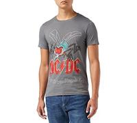 AC/DC Men's Fly on the Wall T-Shirt, Grey, Small