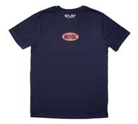 AC/DC Unisex T-Shirt: Mini Oval Logo (XX-Large)