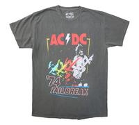 AC/DC Unisex T-Shirt: Vintage '74 Jailbreak (XXXX-Large)