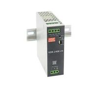 AC/DC Ultra Slim Industrial DIN Rail Power Supply, 24V DC, 10A, 240W XDR-240E-24