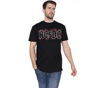 AC/DC Unisex ACDC Roses Logo Unisex T Shirt T-Shirt (Pack of 1)