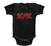 AC/DC Unisex-Baby Distress Red Onesie