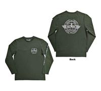 AC/DC T Shirt Rock Or Bust Since 1973 Official Unisex Green Long Sleeve M