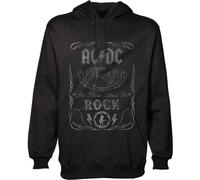AC/DC Unisex Pullover Hoodie: Cannon Swig (Black)