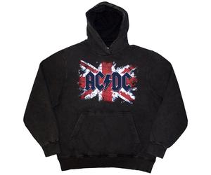 AC/DC Unisex Pullover Hoodie: Flag (Wash Collection) (Medium)