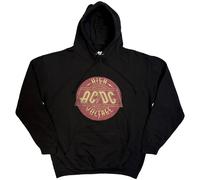 AC/DC Unisex Pullover Hoodie High Voltage Vintage Black (S)