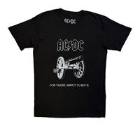 AC/DC Unisex T-Shirt: About to Rock (Black)