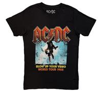 AC/DC Unisex T-Shirt: Blow Up Your Video (Black)