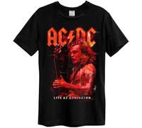 AC/DC Unisex T-Shirt Live At Donington Vintage Black (XL)