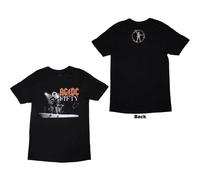 AC/DC Unisex T-Shirt: On Stage Fifty (Back Print) (Medium)