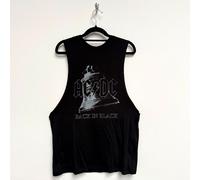 AC/DC Back in Black Bell Vest Top M