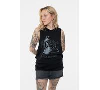 AC/DC Vest Top Back In Black Bell Official Licensed Mens Band Merch