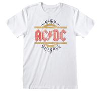 AC/DC - VINTAGE HIGH VOLTAGE - T-SHIRT - Front Print T-Shirt White