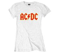 AC/DC Voltage Band Logo Skinny Fit T Shirt